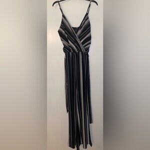 Rue 21 Black & White Striped Romper Size Small in Women